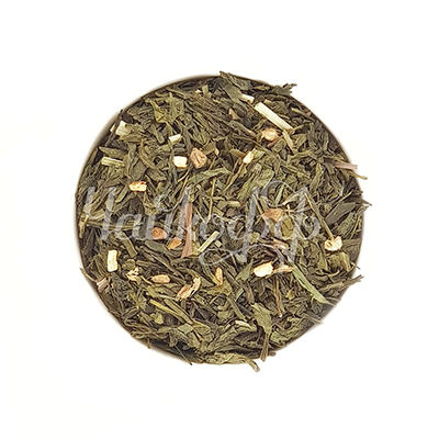 Чай зелёный Зеленый час с  имбирем 1 кг, листовой