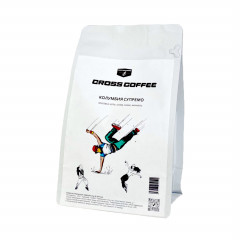 Кофе зерновой Колумбия Супремо, арабика, зерно 250гр. 250 г — Фото 2